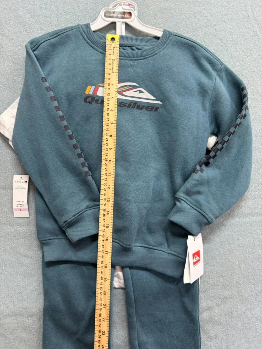 Quiksilver Boys size 6 blue 3PC Set NWT A-03
